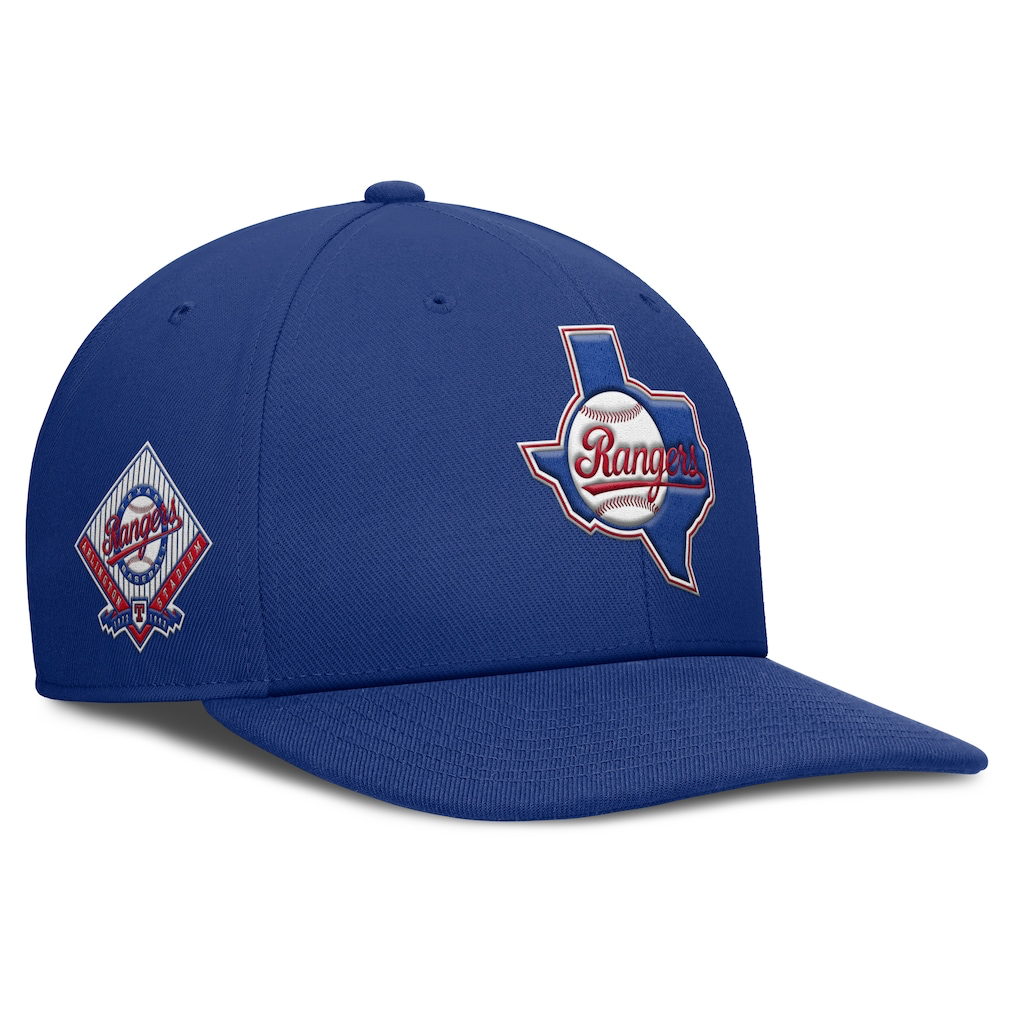 Texas Rangers Nike Pro Performance Snapback Hat - Royal