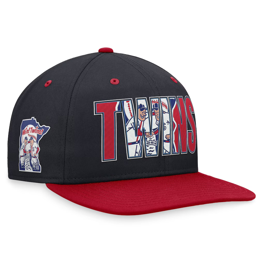 Minnesota Twins Nike Cooperstown Collection Pro Snapback Hat - Navy
