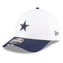 Dallas Cowboys New Era 2025 NFL Training Camp A-Frame 9FORTY Adjustable Hat - White/Navy