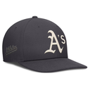 Athletics Nike Statement Pro Snapback Hat - Anthracite
