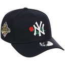 New York Yankees - New York Crown the City - Rose New Era 9FORTY - Navy/Navy