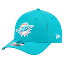Miami Dolphins New Era Team Collection 9FORTY M-Crown Adjustable Hat - Aqua