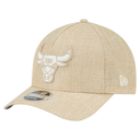 Chicago Bulls New Era Injection Woven A-Frame 9FORTY Adjustable Hat - Tan