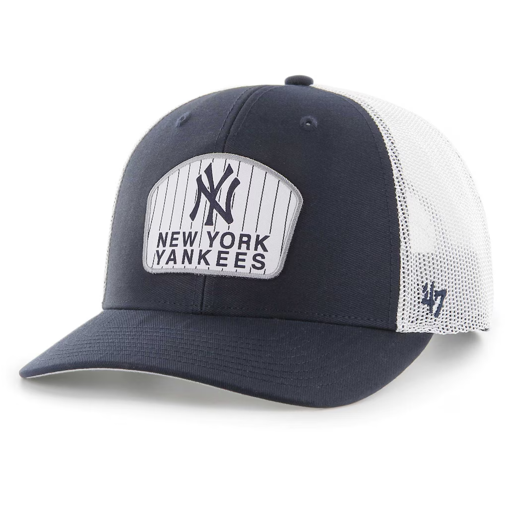 New York Yankees '47 Retro Region Patch Trucker Adjustable Hat - Navy