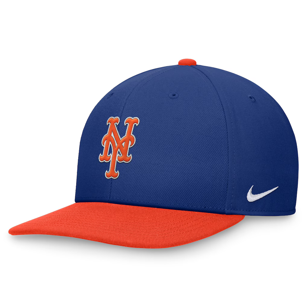New York Mets Nike Two-Tone Snapback Hat - Royal/Orange