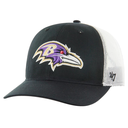 Baltimore Ravens '47 Team Unstructured Trucker Adjustable Hat - Black/White