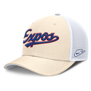 Montreal Expos Nike Cooperstown Collection Dri-FIT Rise Trucker Adjustable Hat - Natural
