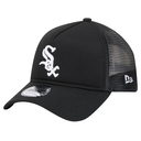 Chicago White Sox New Era 9FORTY A-Frame Trucker Adjustable Hat - Black