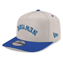 New York Mets New Era Upside Down City Name A-Frame 9FIFTY Snapback Hat - Cream/Royal