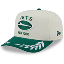 New York Jets New Era 2025 NFL Draft A-Frame 9FIFTY Snapback Hat - Cream/Green