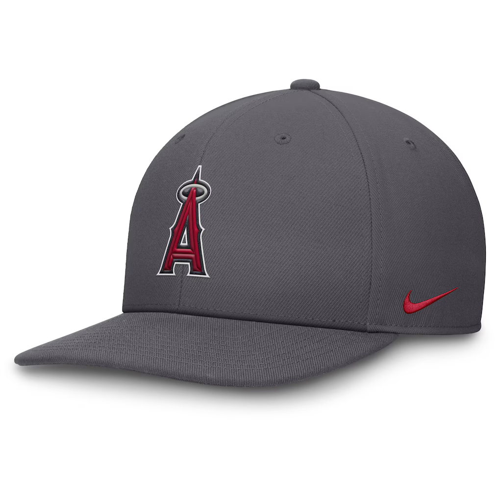 Los Angeles Angels Nike Pro Performance Snapback Hat - Gray